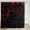 Funny Quotes Shower Curtains Cool Black and White Bathroom Rules Fun Modern Bathroom Curtain Polyester Waterproof Bathroom
