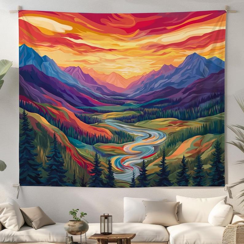 A vibrant wind tapestry 75x100 чёрный