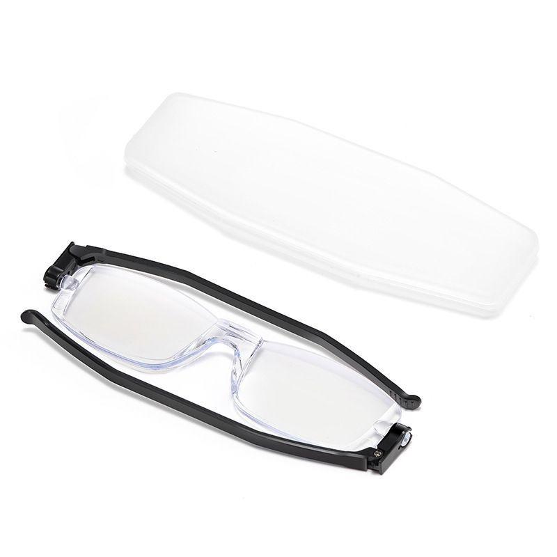 New Folding Reading Glasses  360 °Rotating Lightweight Presbyopic Eyewear Comfortable Women Foldable Reading Eyeglass Mirror Leg