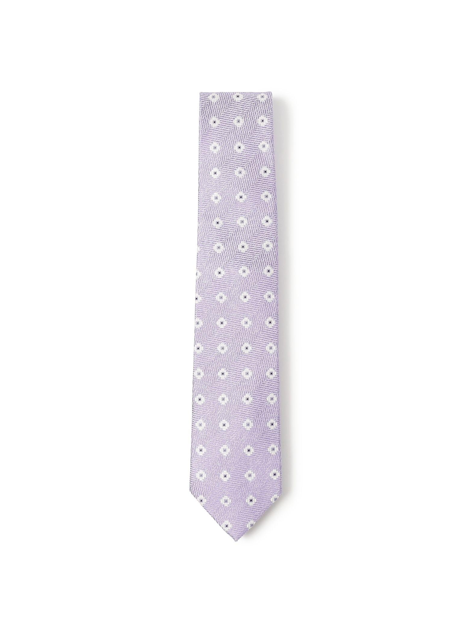 [BEAMS HART] Silk Tie, Small Pattern Tie, Men s, LAVENDER, ONE SIZE