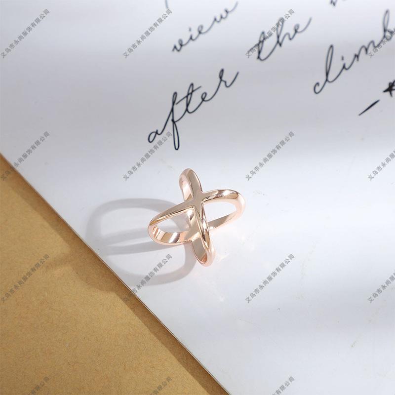 Gold-Tone Cross and Infinity Metal Scarf Clip for Casual or Formal Wear