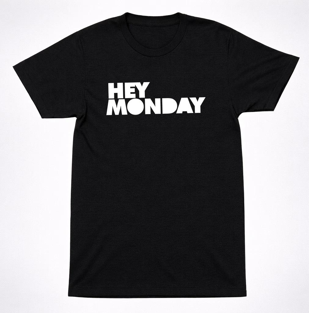 Hey Monday Logo Shirt Pop Punk Band Cassadee Pope Black Tee 2XL