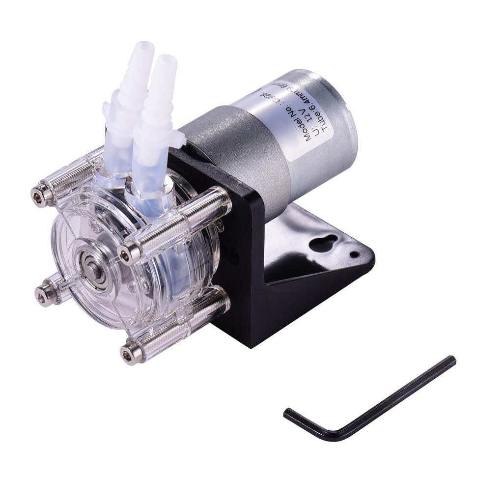 GROTHEN   12V Peristaltic Pump with Silicone Tubing High  Water Liquid Pump Dosing Vacuum Pump Self-Priming Anti-Corrosion    for   Aquari