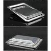 Stainless Steel- Flush Recessed Balance, Swing Flap Lid Cover, Trash Bin 25-26