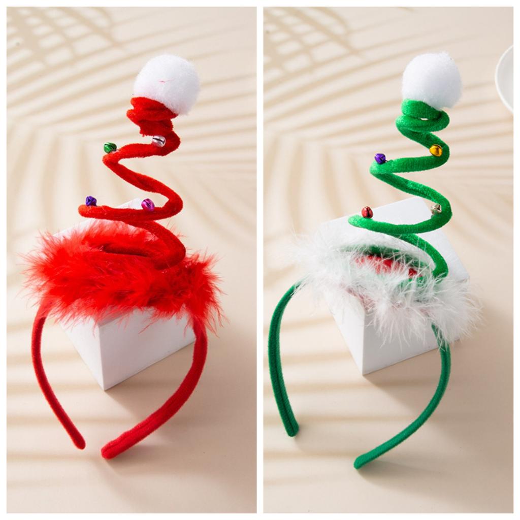 2Packs Christmas Headbands 3D Head Hat Headbands for Kids Women Men Christmas Parties Costume Accessories Xmas Holiday Party