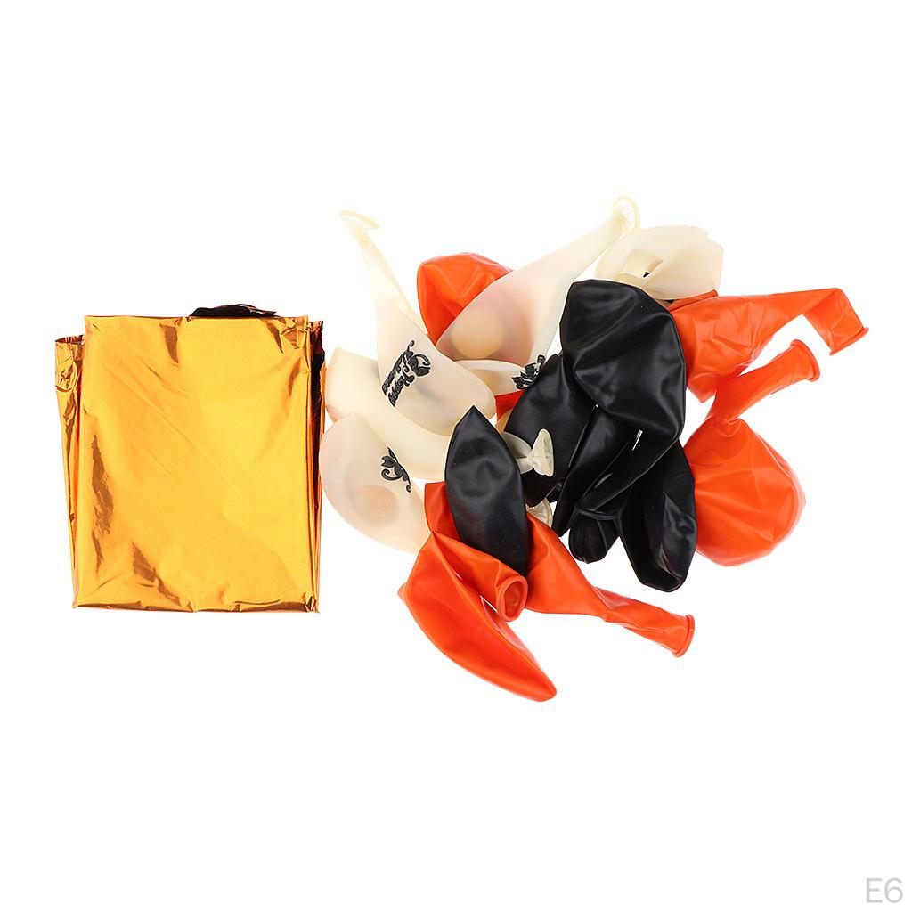 18pcs/Set Halloween Balloon Latex Confetti for party Decor