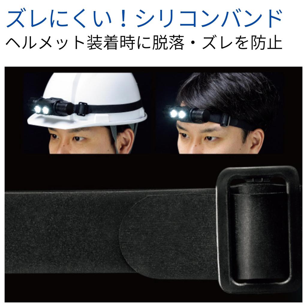 Takagi EARTH MAN Nabíjateľná LED čelovka Nabíjateľná cez USB USB kábel v balení 1 režim svietenia Prepínač Silikónový pásik proti pádu Prachotesná