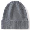 100% Cashmere Knit Beanie Hat Winter Warmth Unisex Ribbed Cable Design Cold Weather Accessory