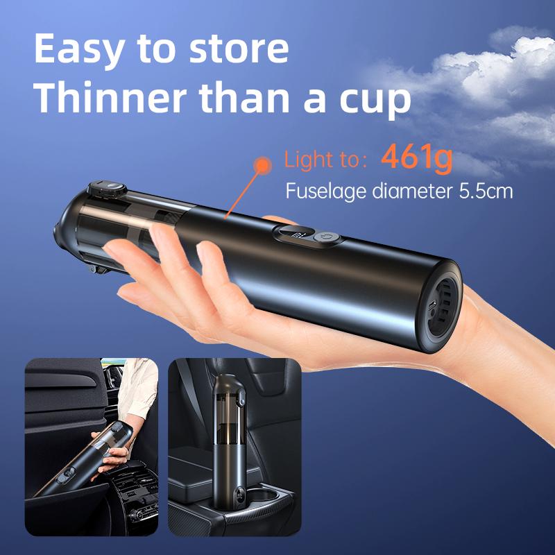

2026 New 14000Pa Wireless and Power Car Vacuum Cleaner 4-in-1Suction Nozzle Blowpipe Handheld Mini Vacum Cleaner for Car Home PC Clean чёрный
