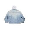 Balenciaga SS24 Denim Jacket Loose Fit Unisex Light Blue 773805TPW534868