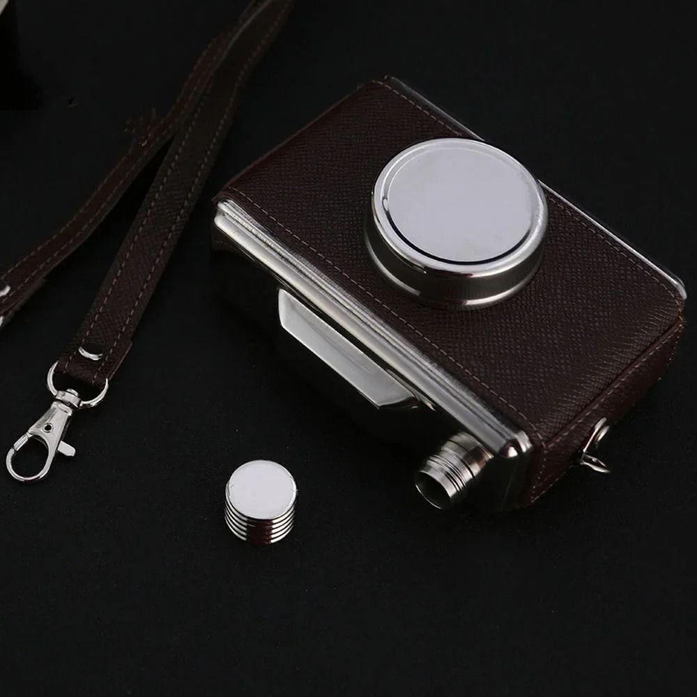 Fotocamera a Prova di Perdite Design Borraccia Fotocamera Borraccia da Whiskey Contenitori per Whiskey Bottiglia Regalo