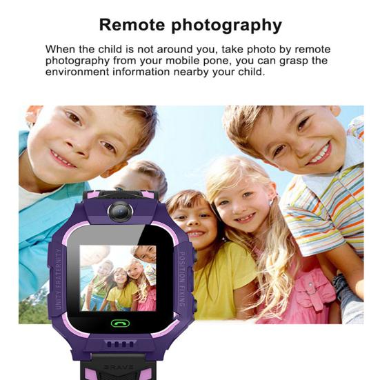 Q19 Kinder Smart Display Sensible Touch Uhr HD-kompatible Steuerung Zwei-Wege-Kommunikation 1,44 Zoll