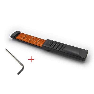 Portable Pocket Guitar Chord Trainer 4 Frets Guitar Finger Exerciser Practice Tools for Guitar Leaner with a Hexagon Wrench