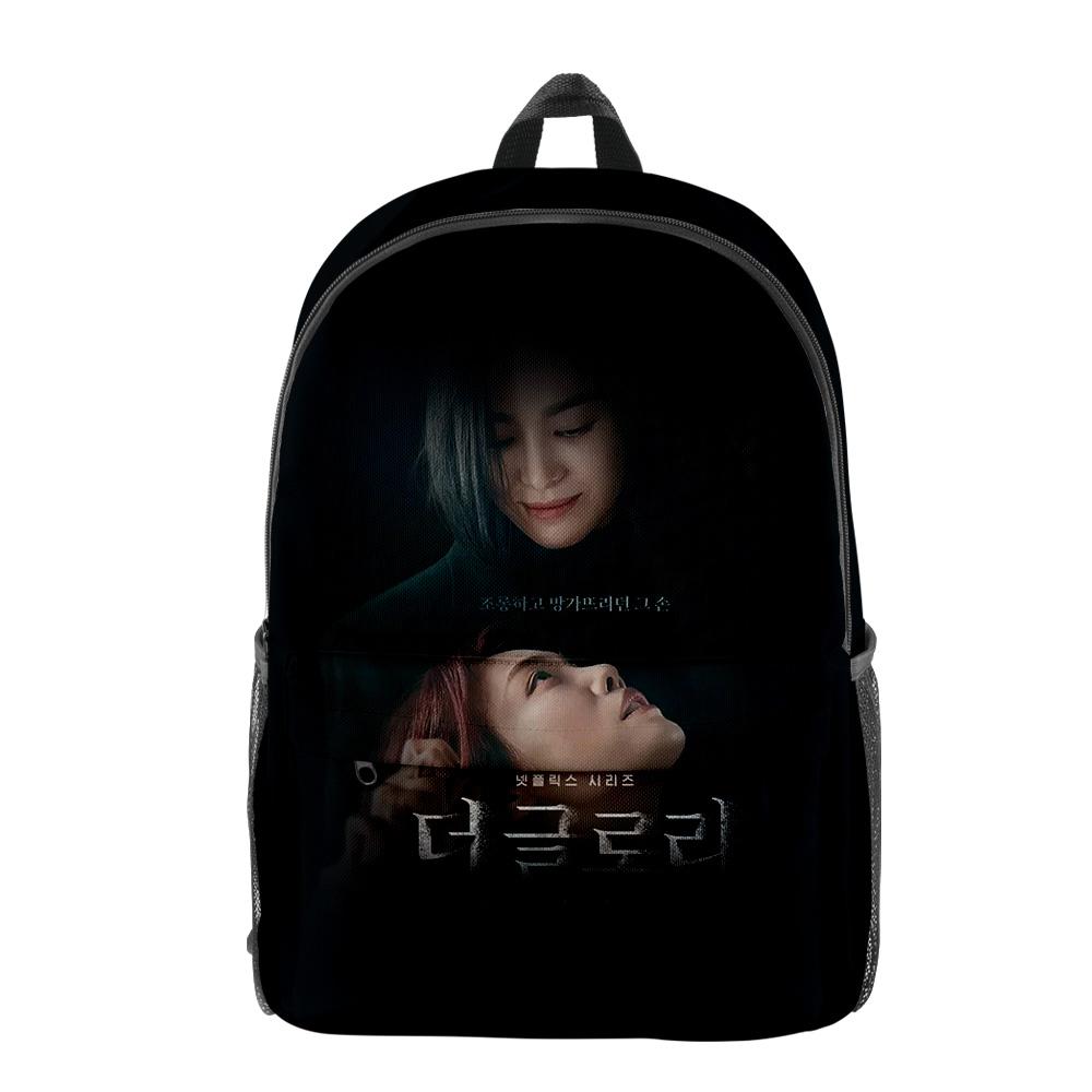 Classic Novelty Cool The Glory Kdrama pupil Bookbag Notebook Backpacks 3D Print Oxford Waterproof Boys/Girls Travel Backpacks