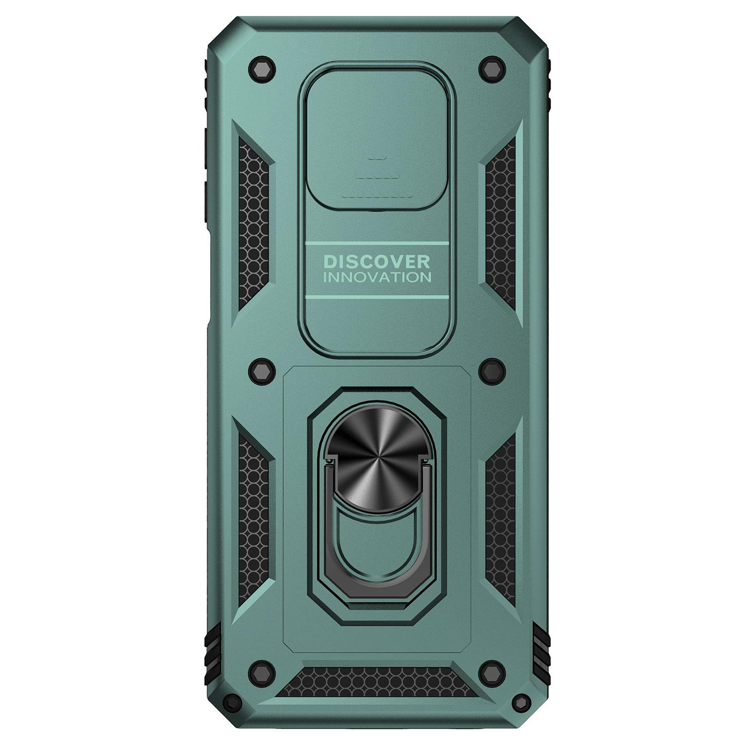 

Для Xiaomi Redmi Note 9 Pro (4G)/Redmi Note 9S/Redmi Note 9 Pro Max, бронированный чехол для телефона, защита объектива камеры, противоударный чехол с металлическим кольцом-подставкой Redmi Note 9 Pro (4G) зелёный