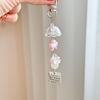 Artistic Resin Kite Keychain With Wind Chime Keyring With Swinging Ornament Handmade Camera Strap Accessory