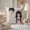 KKimi Ni TTodoke Anime Kissenbezug Anti-Milben Kissenhülle Unsichtbarer Reißverschluss seidiger kurzer Plüsch Sofakissenbezug