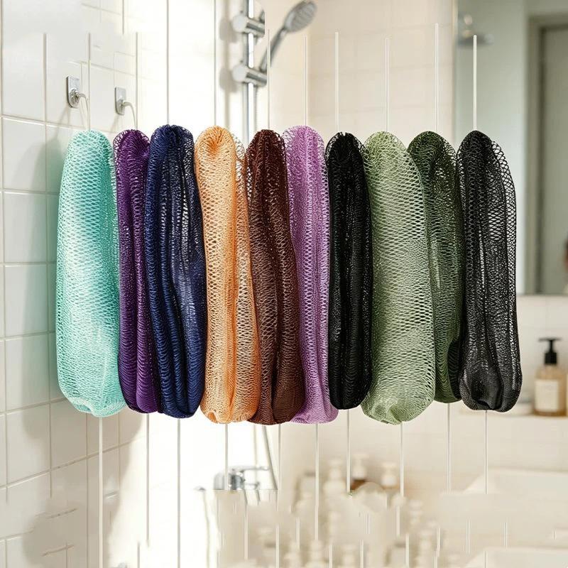Afrikanischer Netz-Badeschwamm Weich Peeling Duschpuff Wiederverwendbar für Vollständige Reinigung Unisex Tägliche Duschverwendung