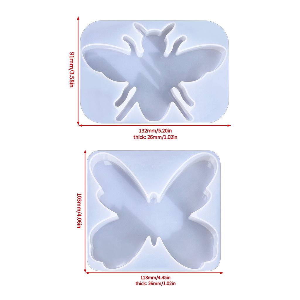 Insekten Silikonform Ameisen Kerzenformen Handgemacht Bienen Gussformen Harzformen DIY Backformen für Kuchendekorationen