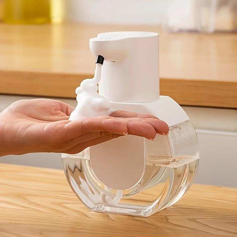 420ML Wall-Mounted 4Levels Adjustable Touchless Automatic Sense Soap Dispenser Intelligent Hand Sanitizer Pump Washing Machine