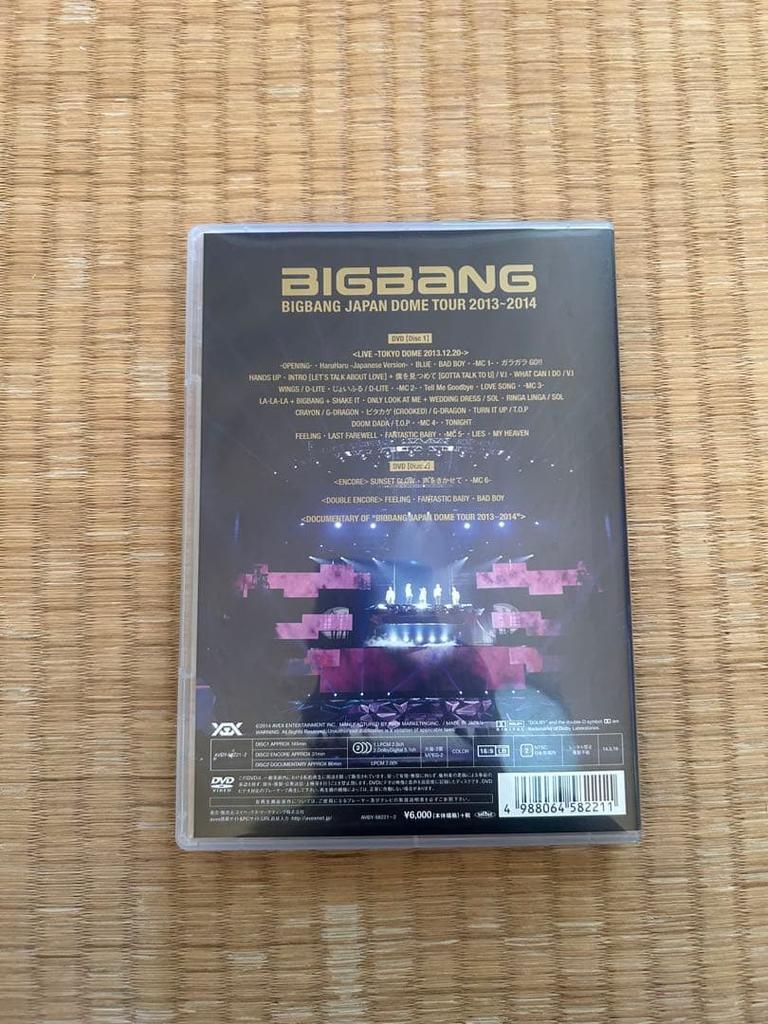 [USED] BIGBANG JAPAN DOME TOUR 2013-2014 DVD