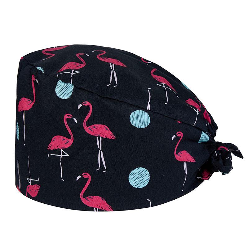 Unisex All-Cotton Printed Surgical Cap for Medical and Food Services