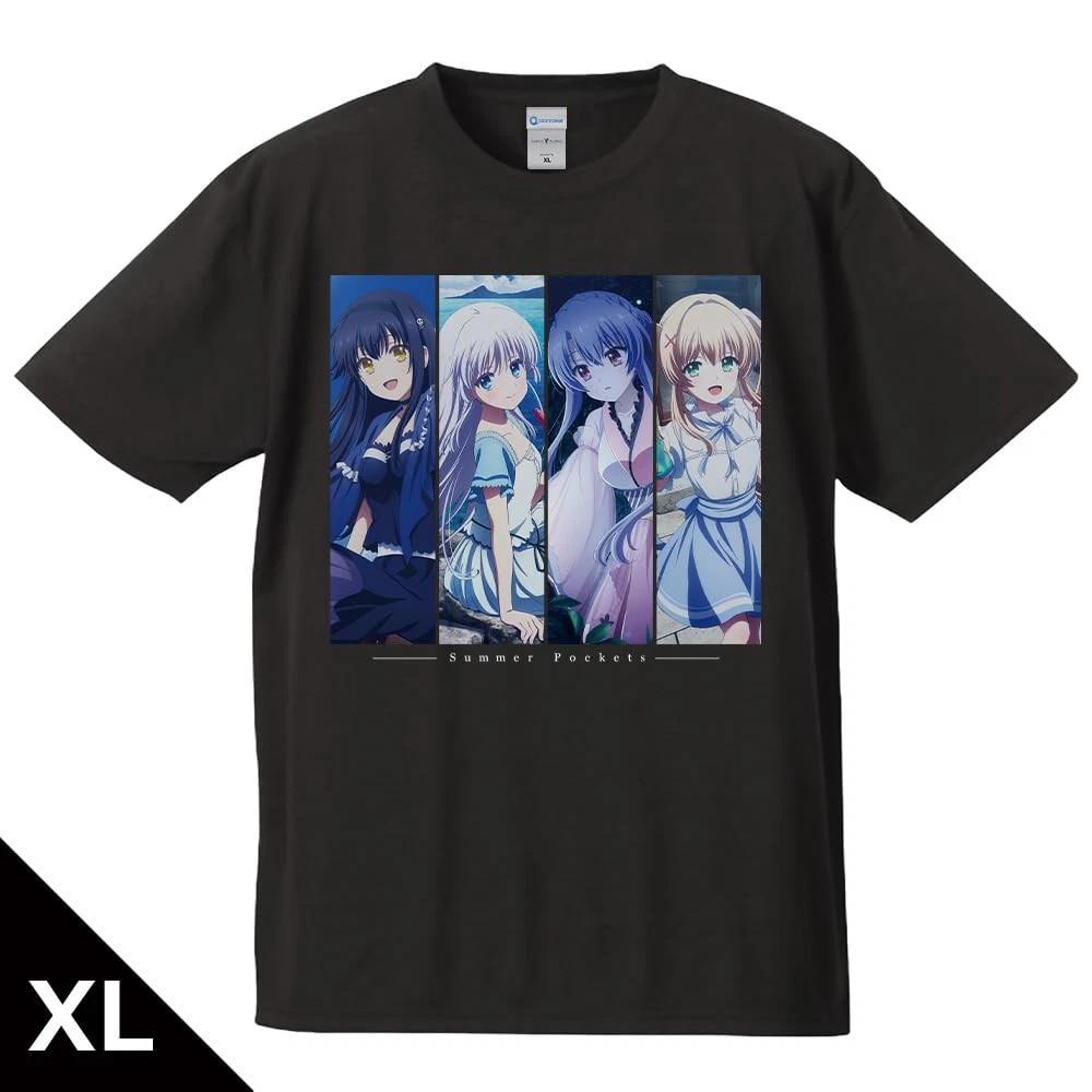 

Tv Anime Summer Pockets T-Shirt - Shiroha, Ao, Kamome, And Tsumugi - Xl Size_ XL