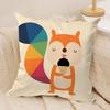 Simple Nordic Modern Anime Cushion Cover Soft Plush DoubleSided Pillow Cover Cozy Sofa Cushion Case Living Room Home Gift