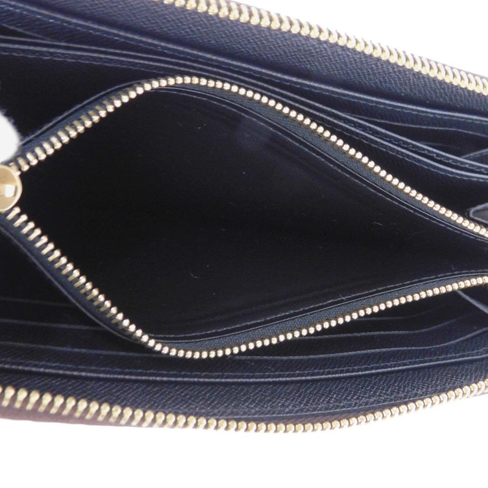 Used 12564 Zippy Wallet M82444 7940 Current LV Logo New Model Black Zip Around RFID Monogram Reverse Brown Unisex from