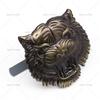 Emblema Metallico per Auto Testa di Tigre Adesivo Personalizzato per Modifica Fuoristrada Logo Decorativo per Griglia Carrozzeria Auto