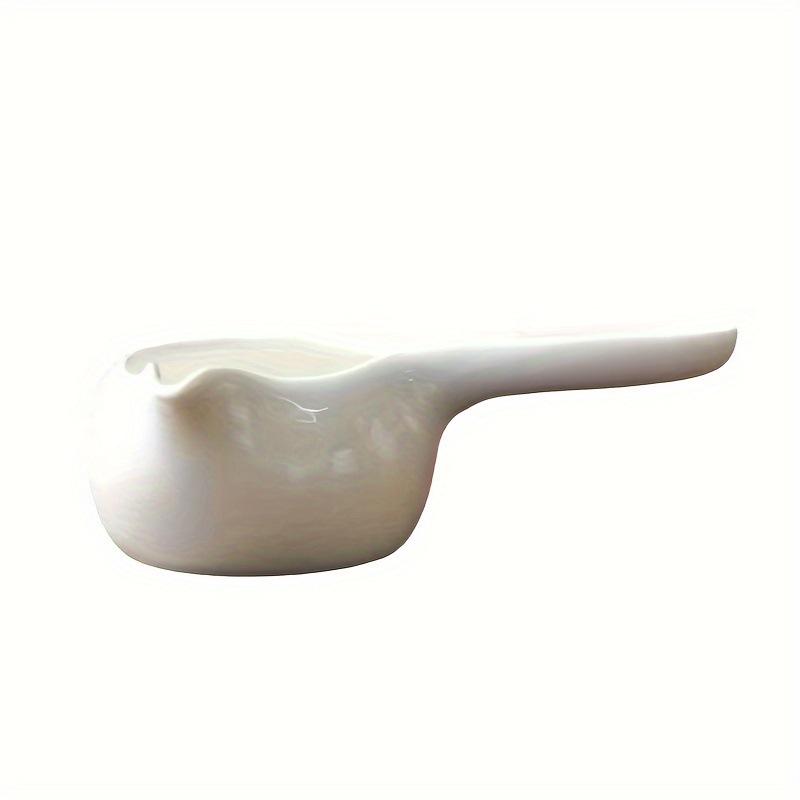 Ceramic Double Boiler Incense & Essential Oil Burner: Modern Minimalist Design for Indoor Aromatherapy, Air Purification & Odor Removal.