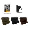 Winter Warm Neck Warmer Men Women Cycling Double Layer Outdoor Hiking Skiing Fleece Mask Adjustable Drawstring Unisex Neck Tube