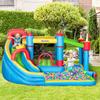 6 In 1 Kids Bouncy Castle, with Water Slide, Water Gun, Climbing Wall, Air Blower for Indoors/Outdoors, 3.9 X 3 X 2m