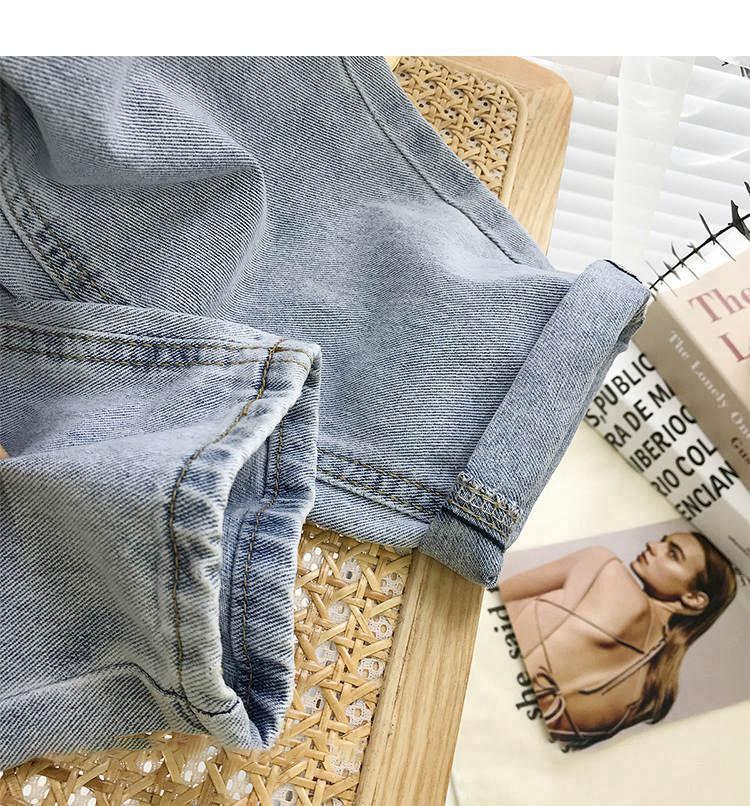 2021 Trendy Women's High-Waist Slimming Loose Denim Jeans