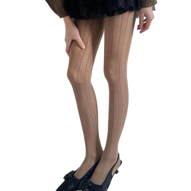 Women Cotton  Tights Long Stockings Fashion Spring Autumn Pantyhose High Elastic Female Girls Tights