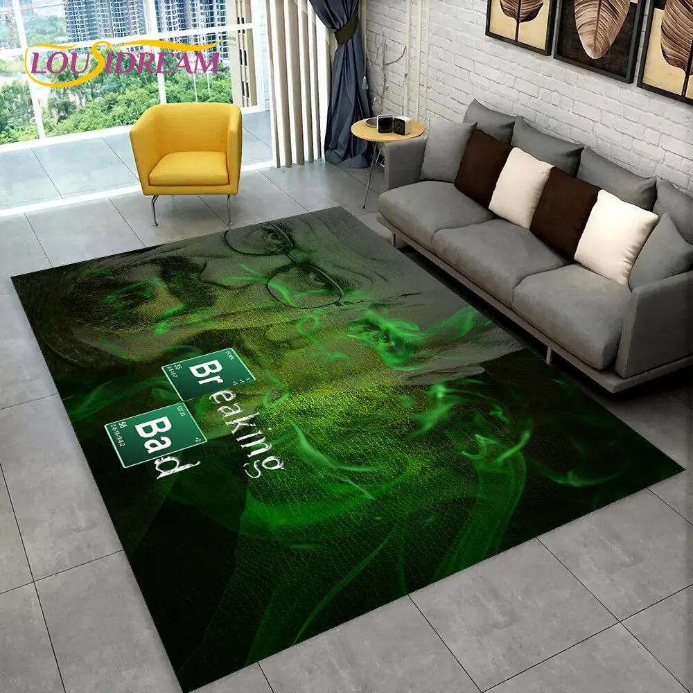 Breaking Bad Walter Hartwell Area Rug,Carpet Rug for Home Living Room Bedroom Sofa Doormat Decor,kids Play Non-slip Floor Mat 3D
