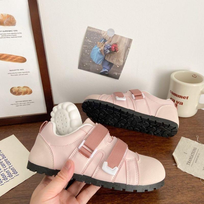 Woman Footwear Pink Spring Autumn Shoes for Women Flat Original Fashion 2025 Designer Luxury Cotton Comfortable and Elegant 39