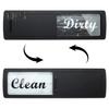 Dirty Clean Dishwasher Magnet Easy to Read Slide Dish Washing Machine Dirty Clean Magnetic Indicator Acrylic Sign Kitchen Decoration