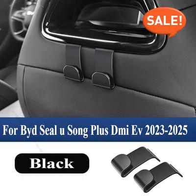 For Byd Seal U Song Plus Dmi Ev -2025 Car Seat Headrest Hook Internal Storage Organizer Large Load-Bearing Interior