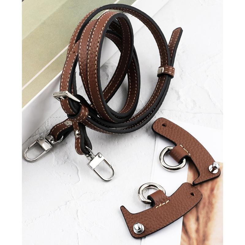 Versatile Leather Shoulder Straps for Mini Handbags Easy to Attach Replacement Bag Strap Craft Accessories