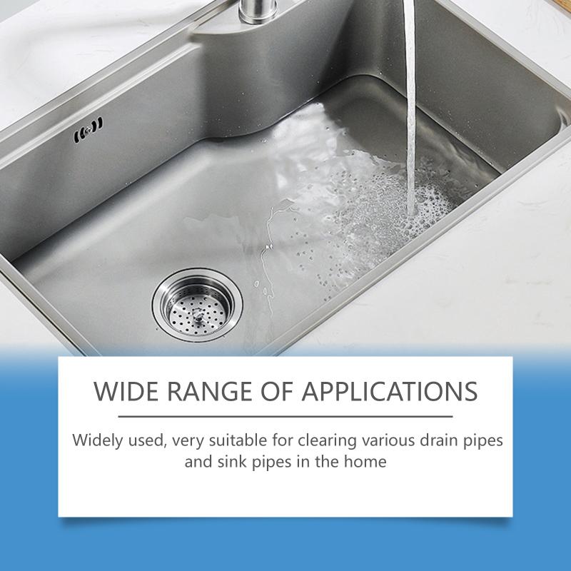 Drain Cleaner For Kitchen Sink Bathroom Pipe Clog Remover, 100Ml Fast Acting Sewer Opener Liquid Hair Grease Hard Water Deposits