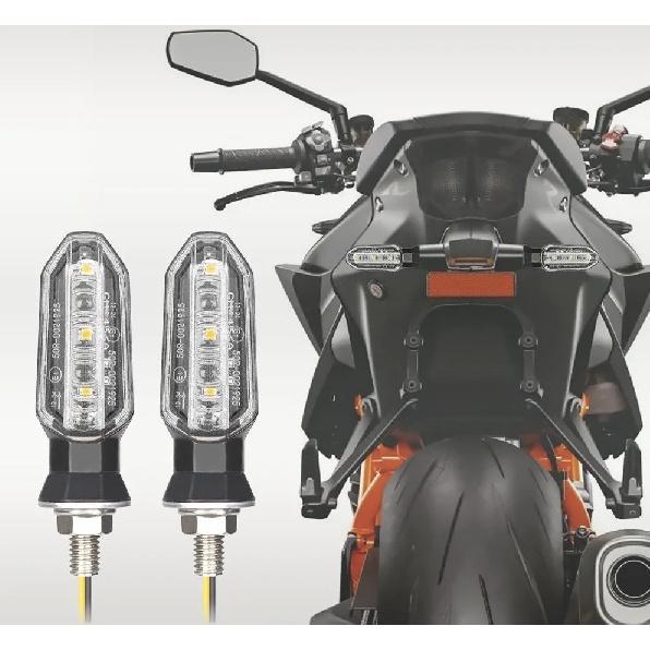 TCYATO Amber Flash LED Turn Signal Light for Motorcycles Part of Lighting Systems прозрачный