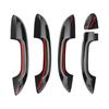 Car Exterior Door Handle Cover Trim Decoration for MG 4 MG4 EV Mulan 2025 2025 2025 LHD Accessories ABS Carbon Fiber