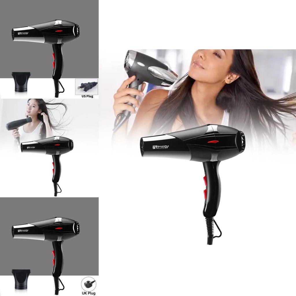 Professional Hair Dryer With Concentrator Nozzle For Home And Salon Use