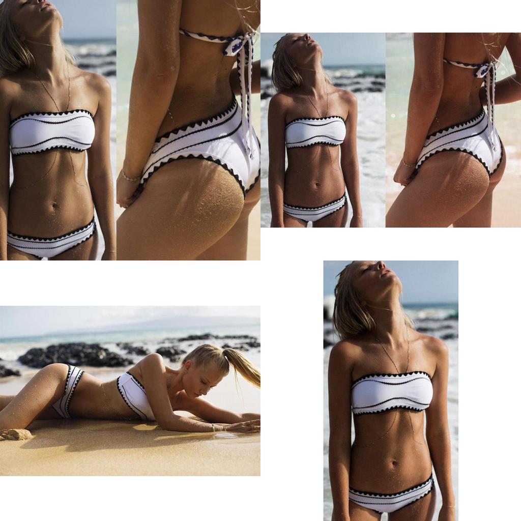 Elegant Womens Padded Bra Floral Swimsuit With Timeless Beach Bandage Bikini Style