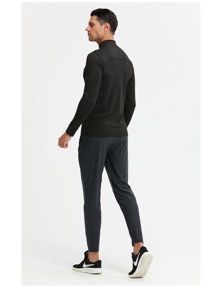 Men's Quick-Dry Long-Sleeve Fitness Basketball Training Shirt