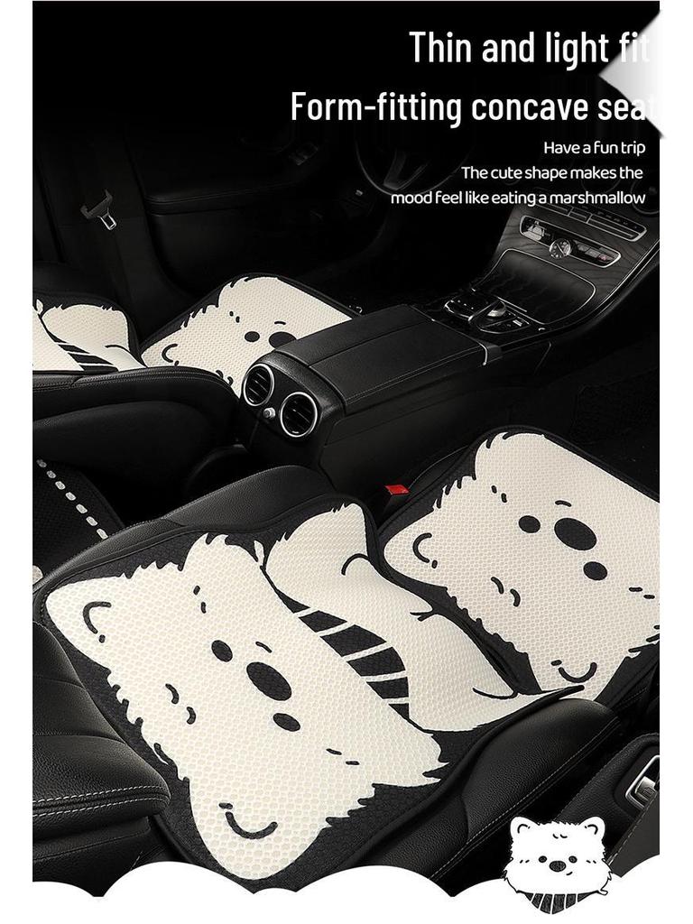 Atmungsaktives Cartoon Anti-Rutsch Autositzkissen - Universell für alle Jahreszeiten