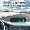 Car Speedometer Display, Car Hud Gps Speedometer | Plug and Play LCD Display Hud