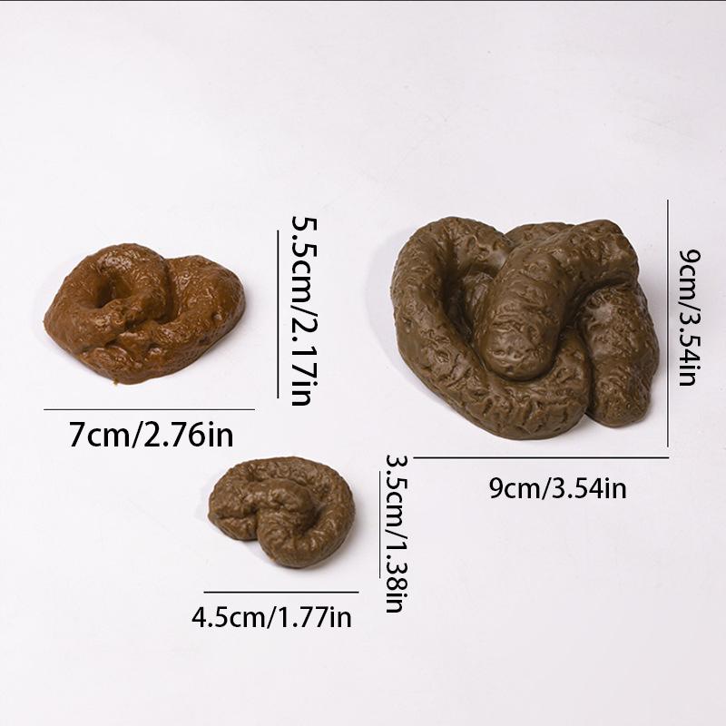 Trick And Parody Simulation Feces, Plastic Venting Funny April Fool'S Day Gifts