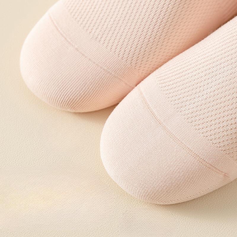Short Socks, Pure Cotton Women's Spring and Summer Thin Right-angle Socks, Women's Boneless Anti-roll Boat Socks, Sports Women's Socks